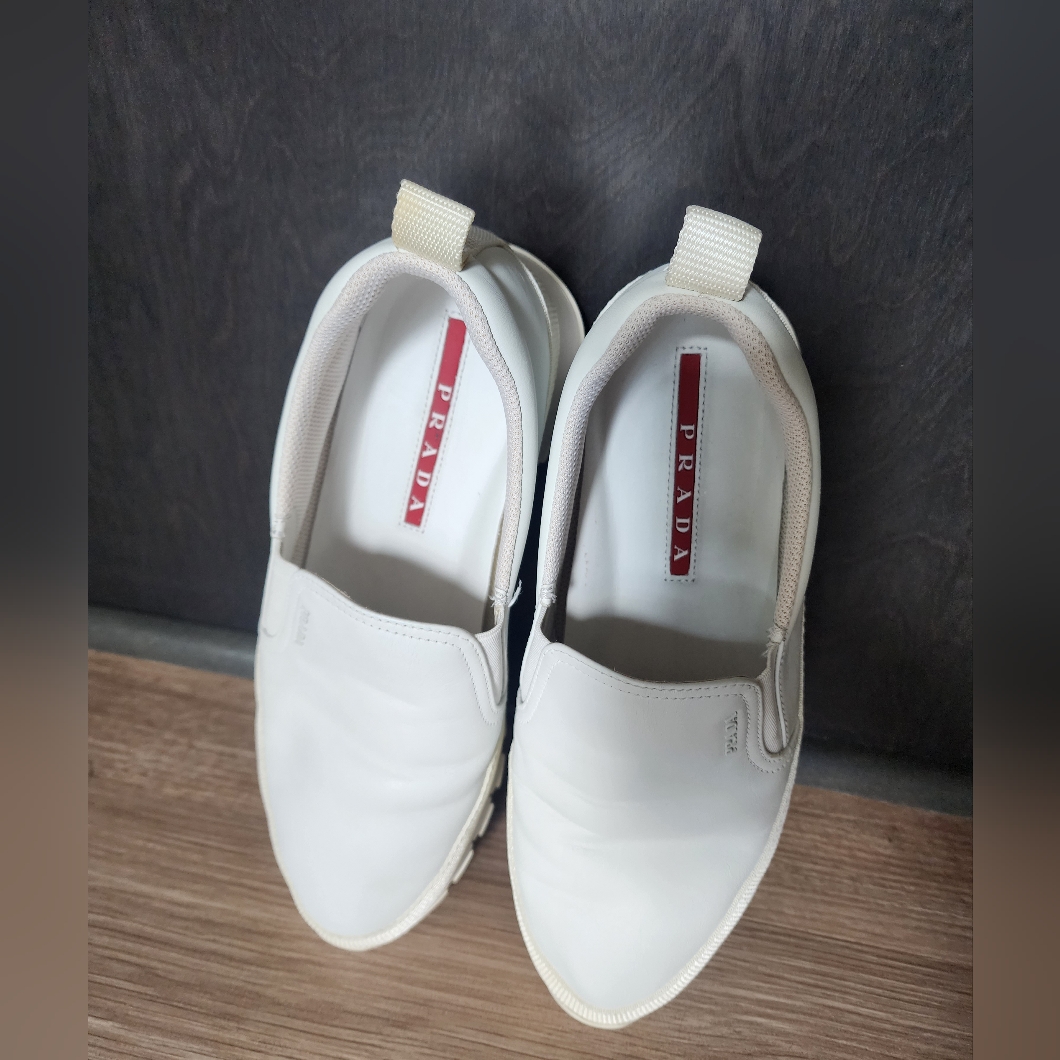 Authentic Prada Slip-On Sneakers